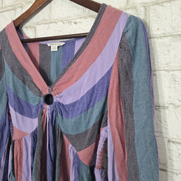 AEO cute stripe long sleeve top - Picture 3 of 13